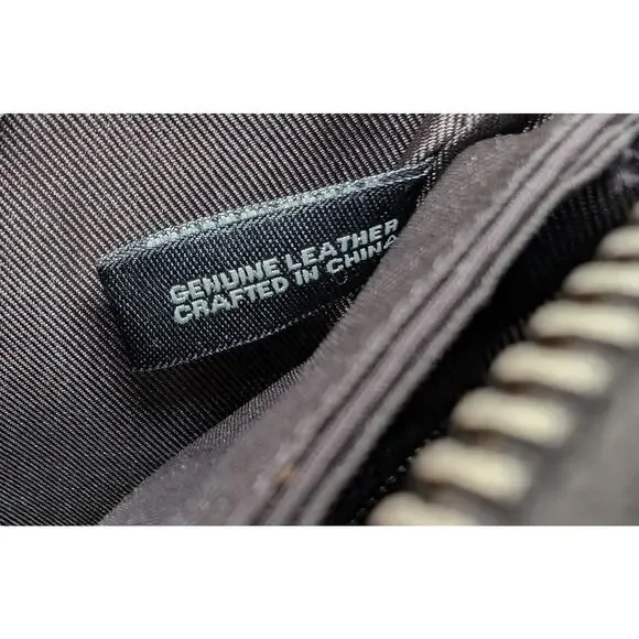 Vintage Y2K Wilson Leather Pelle Studio Brown Purse Card Wallet ID Holder New - Picture 10 of 16